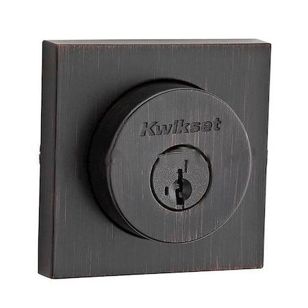 Kwikset Halifax Single Cylinder Deadbolt 158-SQT-11P-SMT-RFAL-RCS